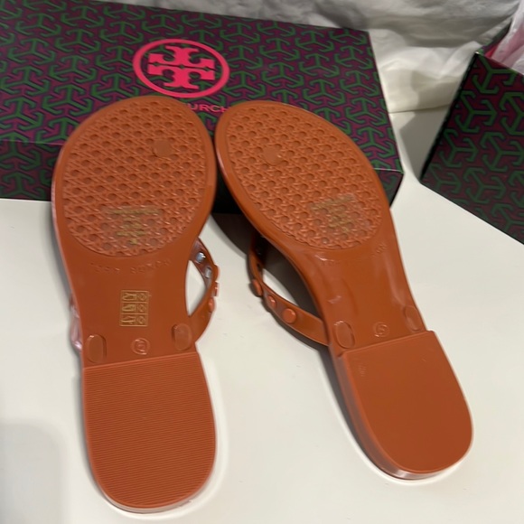 Tory Burch Women's Studded Jelly Thong Sandals - Picture 4 of 17